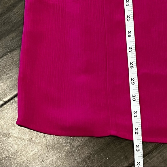 Soft Surroundings Cold Shoulder Destin Fuchsia Dress - Size Small - Picture 14 of 15